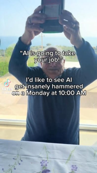 An example of a text hook